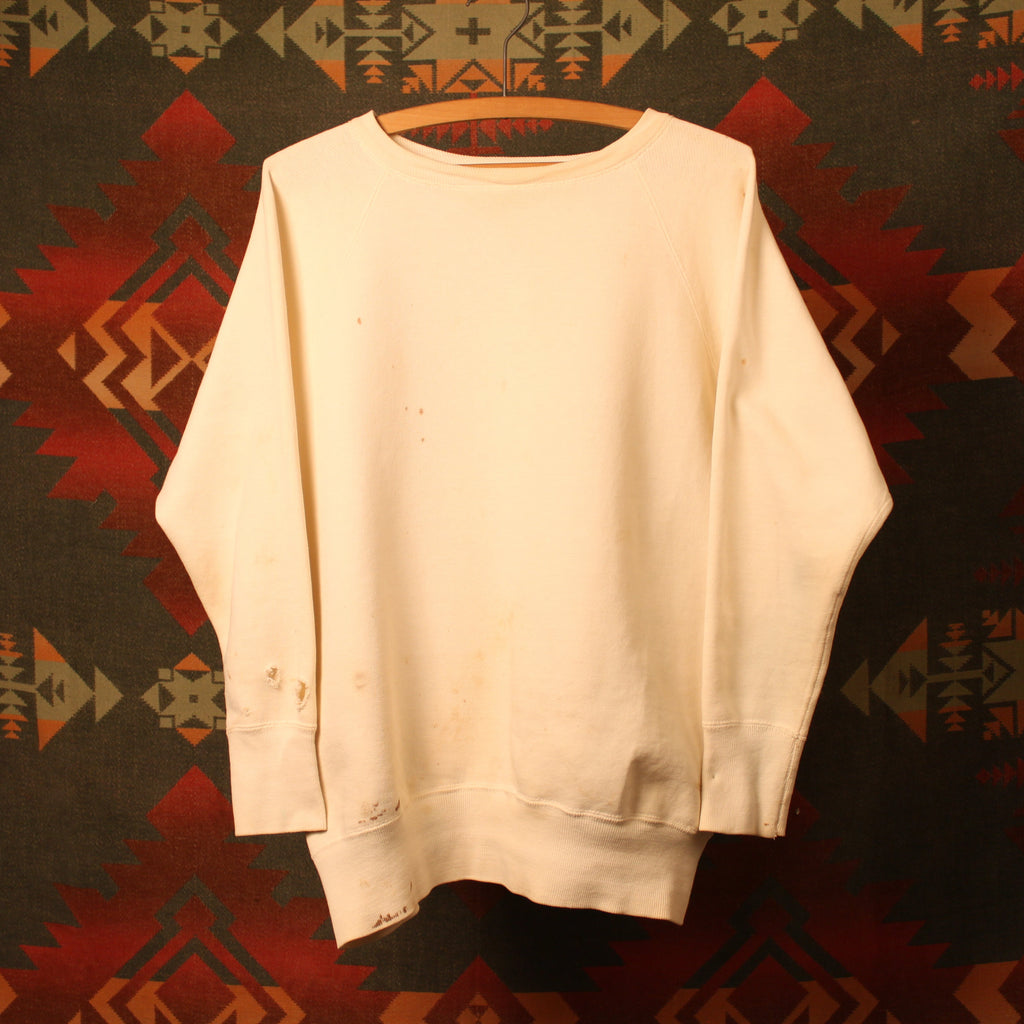 1950s Penny's White Sweatshirt