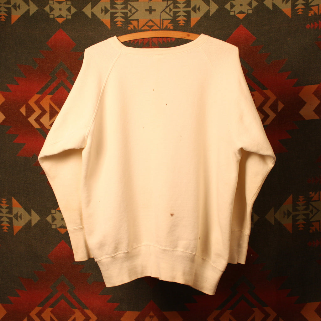 1950s Penny's White Sweatshirt