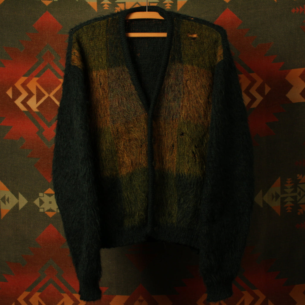 1960s Patterned Mohair Cardigan