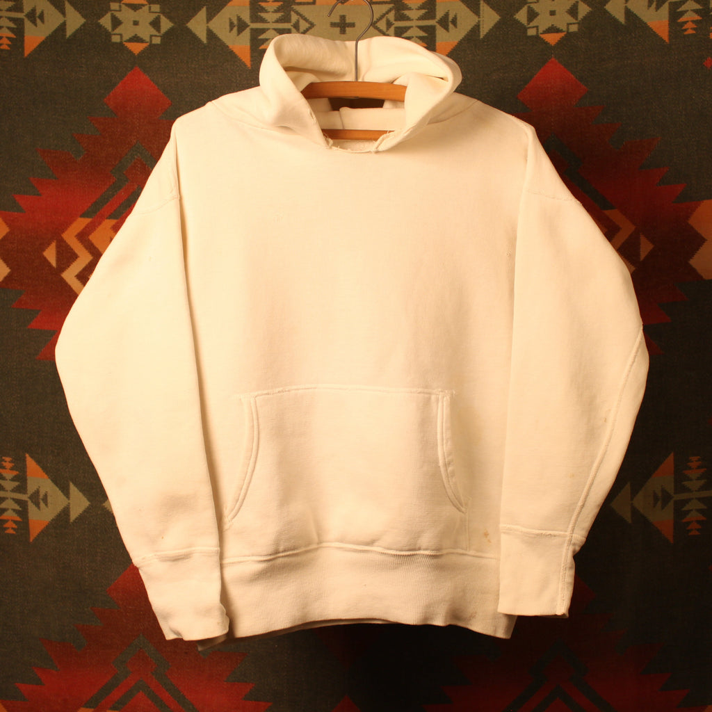 1950s White Hoodie
