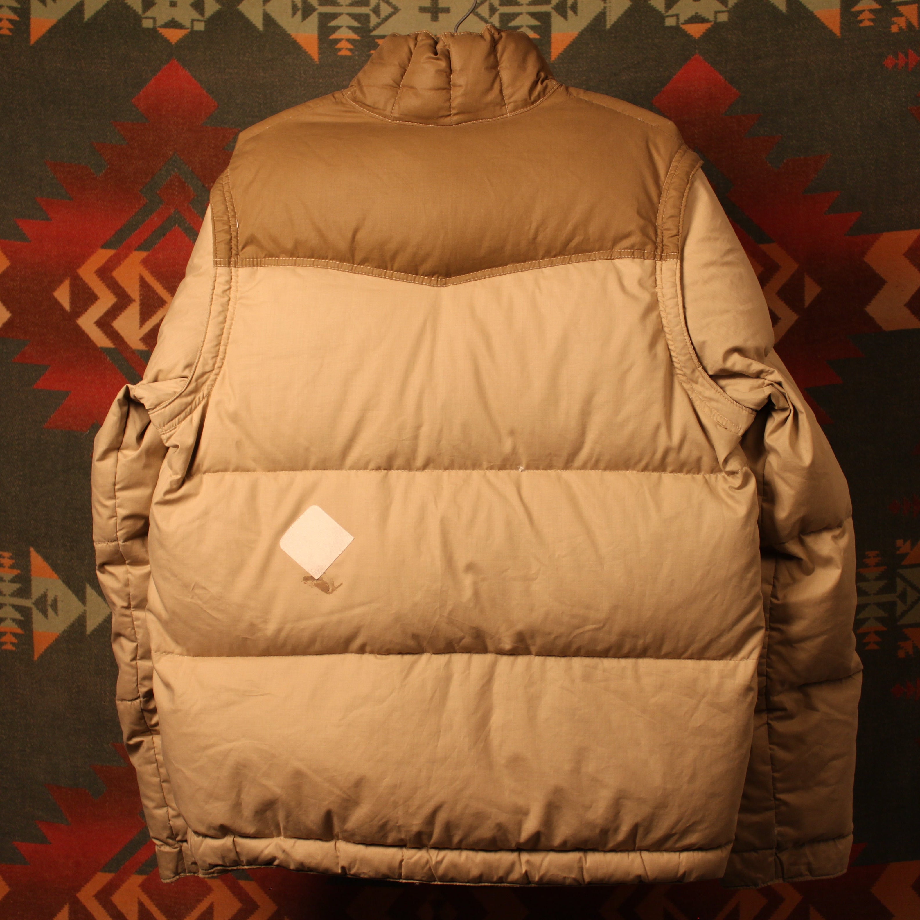 1980s Brown and Tan Puffer Jacket