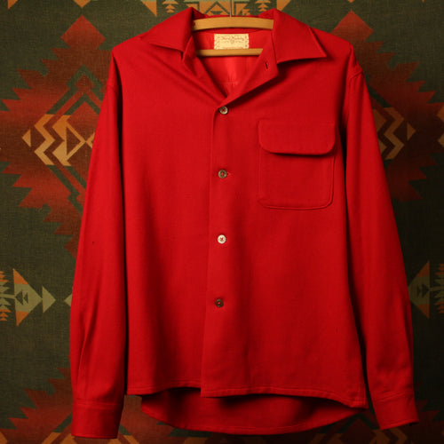 1950s Handmade Button-Up Long Sleeve Shirt