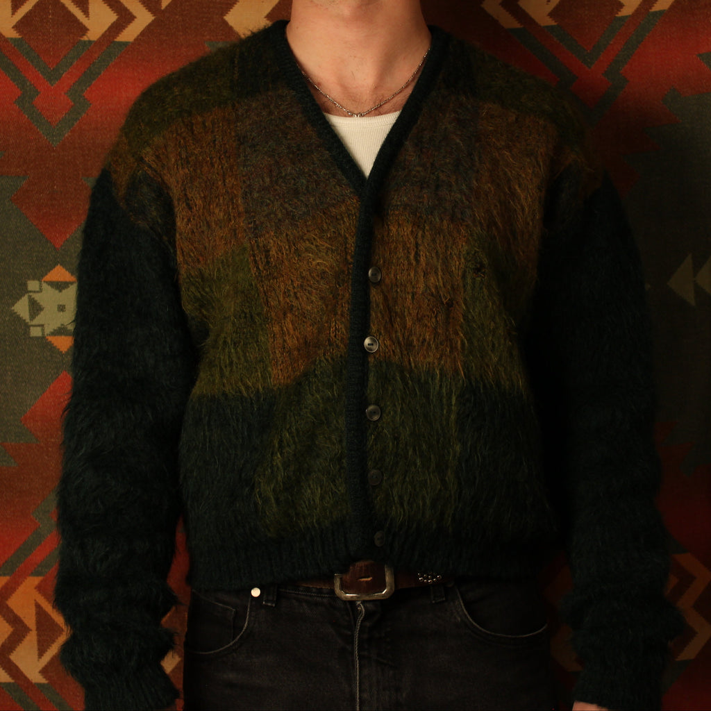 1960s Patterned Mohair Cardigan