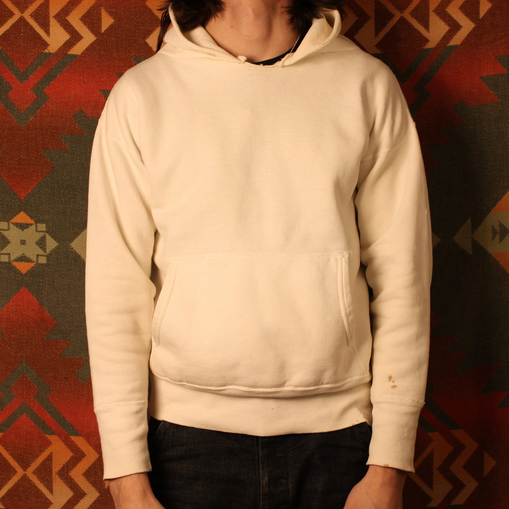 1950s White Hoodie