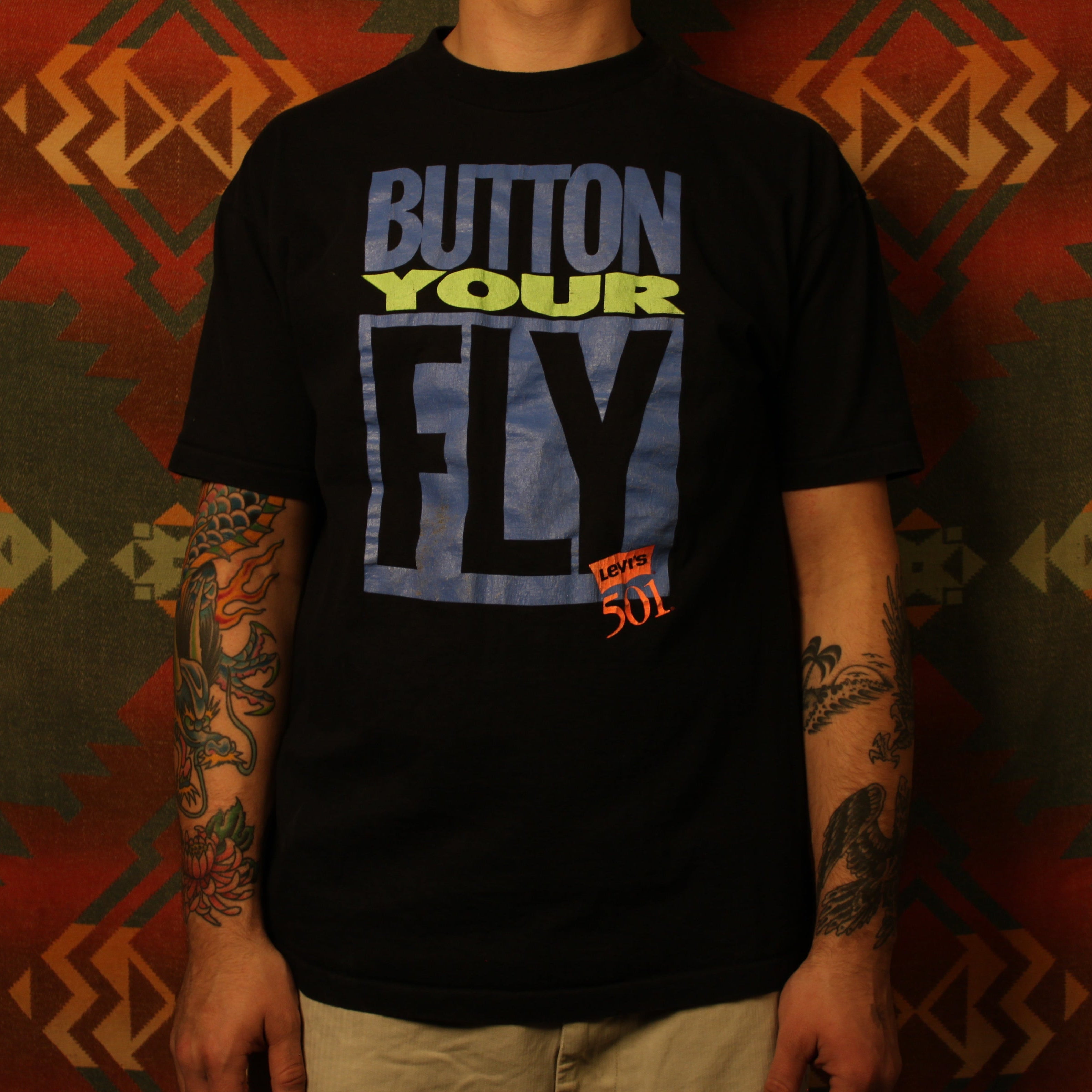 1990s Button Your Fly Levi's 501 T-Shirt