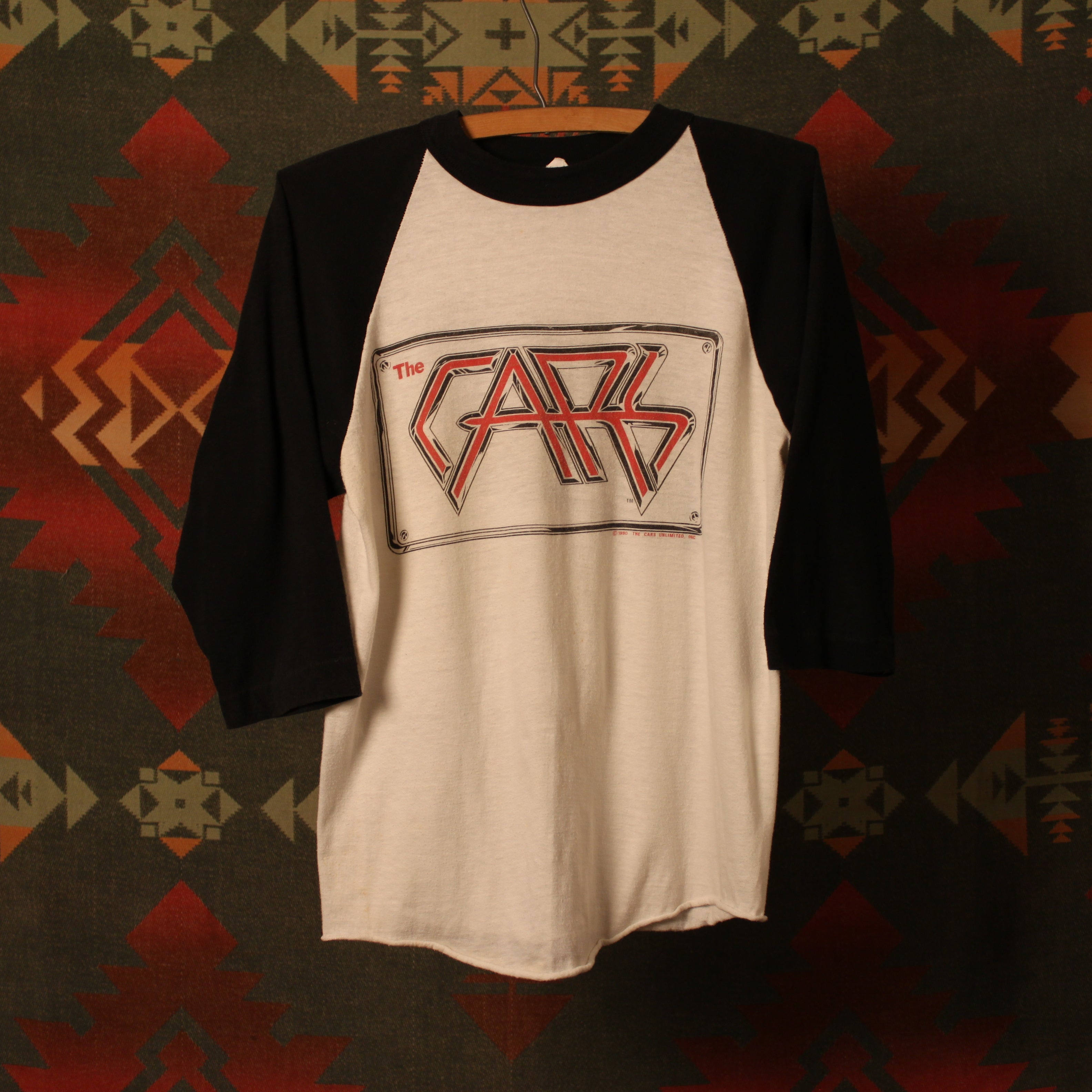 1980s The Cars Tour Raglan T-Shirt