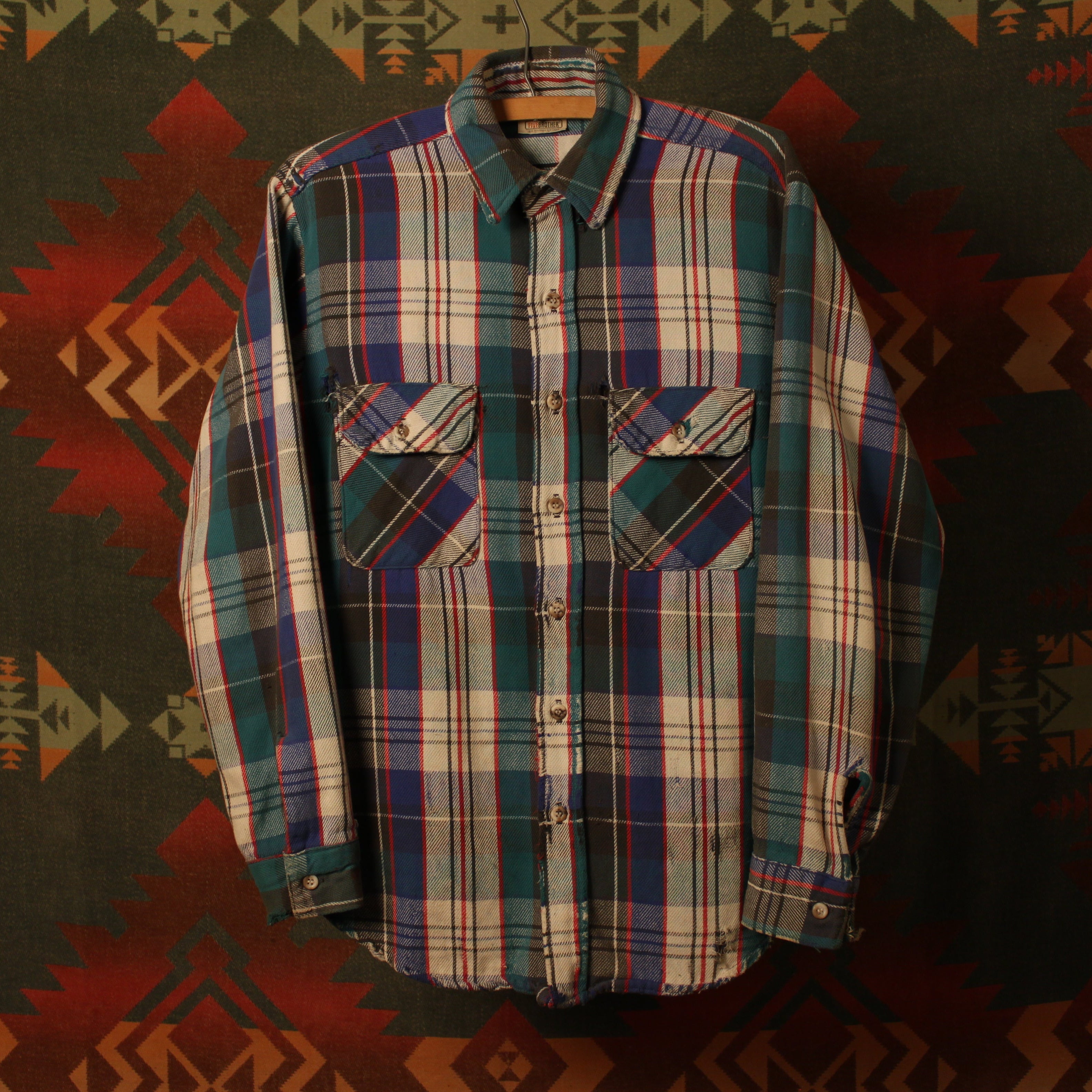 1990s Five Brother Flannel