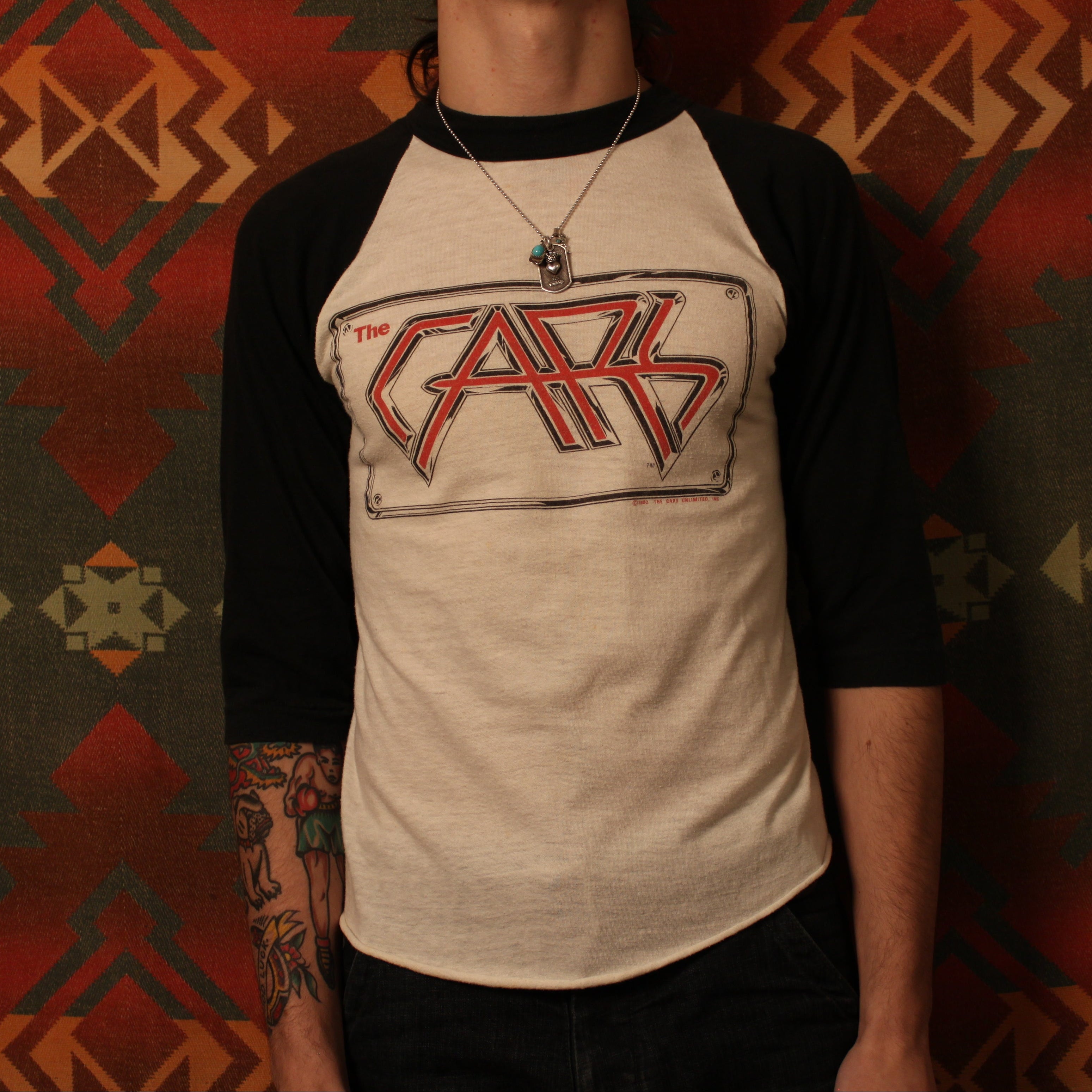 1980s The Cars Tour Raglan T-Shirt