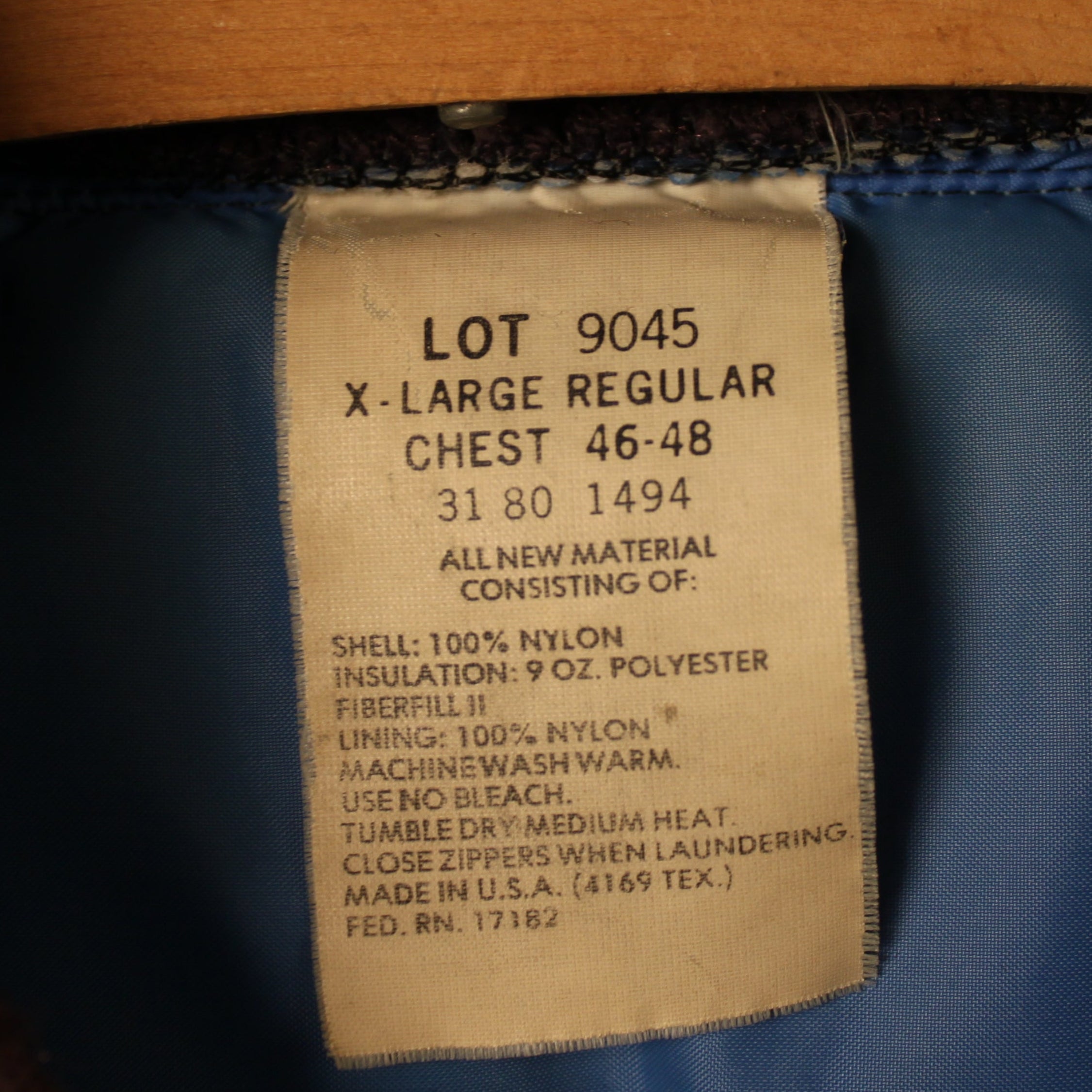 1970s Zero Zone Puffer Vest
