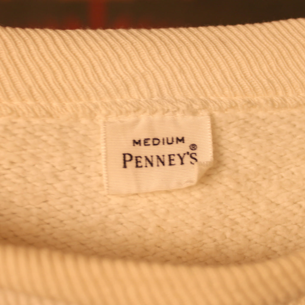 1950s Penny's White Sweatshirt