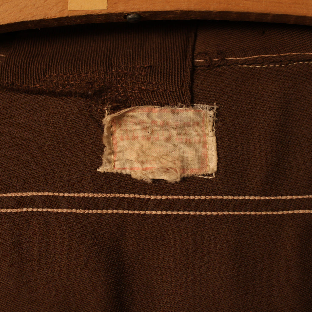 1950s Hercules Brown Button-Up Shirt