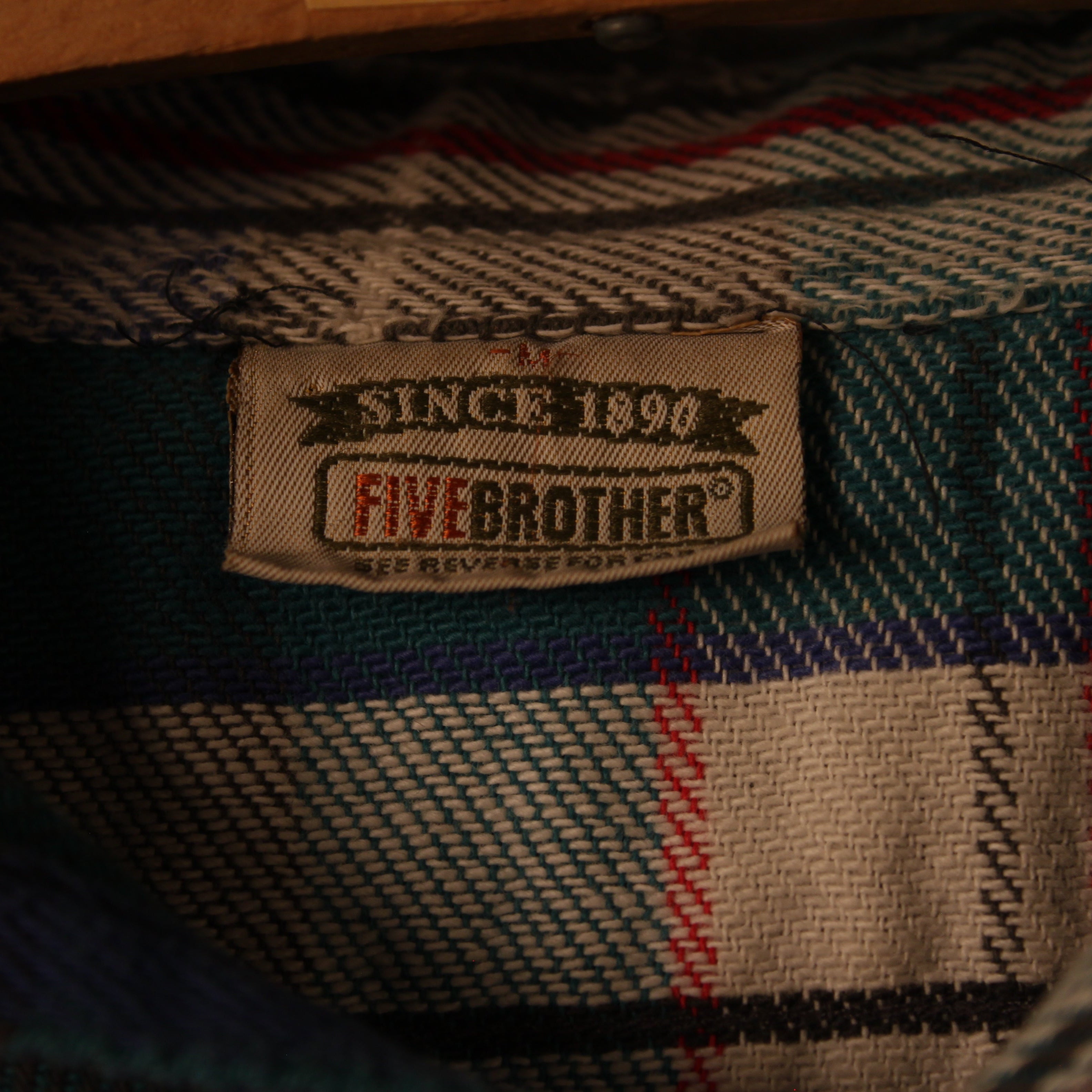 1990s Five Brother Flannel
