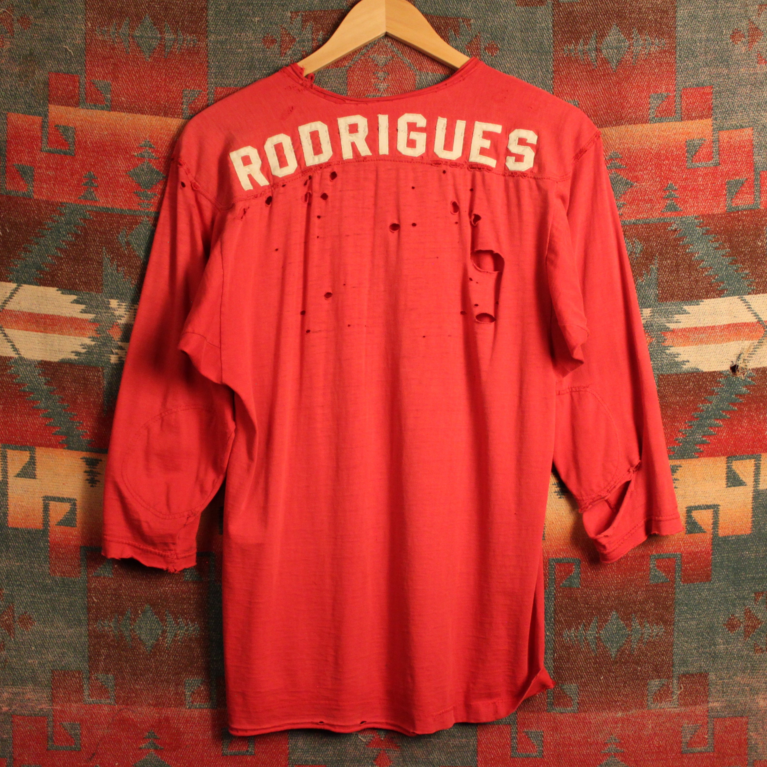 1950s Rusell Distressed Football Jersey